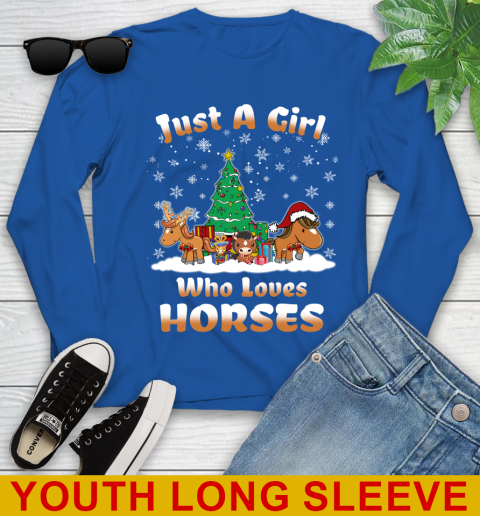 Christmas Just a girl who love horse 126