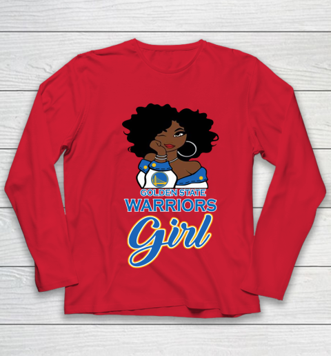 Golden State Warriors Girl NBA Youth Long Sleeve 10