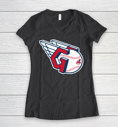 Cleveland Guardians t shirt for big fans Women's V-Neck T-Shirt 8