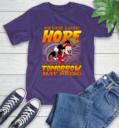 Detroit Red Wings NHL Hockey ootball Mickey Disney Never Lose Hope T-Shirt 5