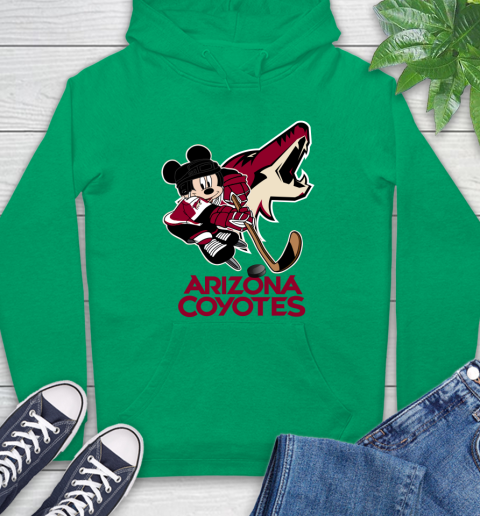 NHL Arizona Coyotes Mickey Mouse Disney Hockey T Shirt Hoodie 8