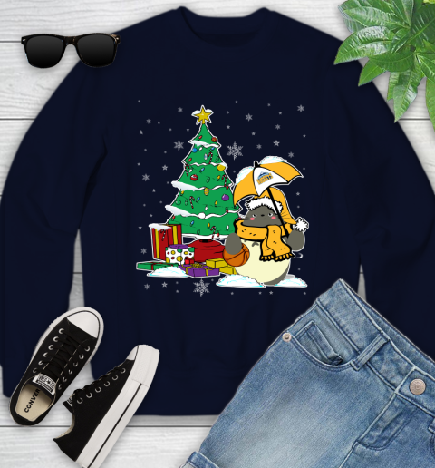 Denver Nuggets NBA Basketball Cute Tonari No Totoro Christmas Sports Youth Sweatshirt 2