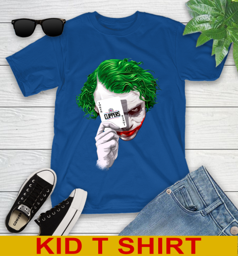 LA Clippers NBA Basketball Joker Card Shirt Youth T Shirt Tee