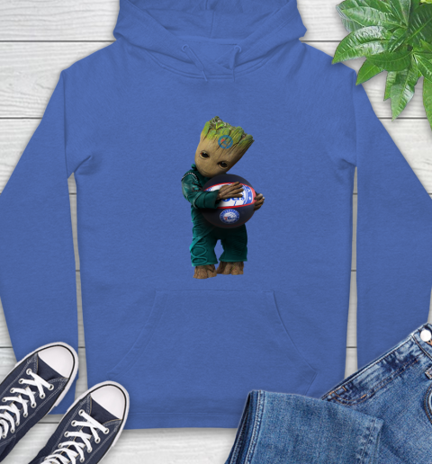 NBA Groot Guardians Of The Galaxy Basketball Sports Philadelphia 76ers Hoodie 9