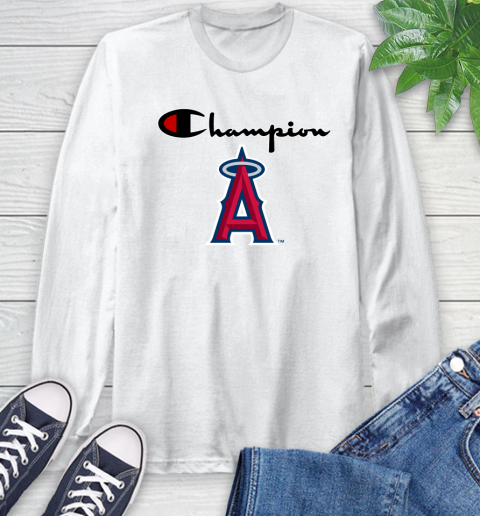 MLB Baseball Los Angeles Angels Champion Shirt Long Sleeve T-Shirt