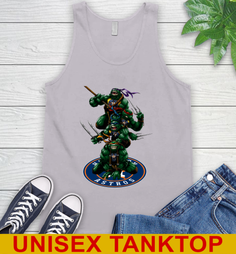 MLB Baseball Houston Astros Teenage Mutant Ninja Turtles Shirt Tank Top 4