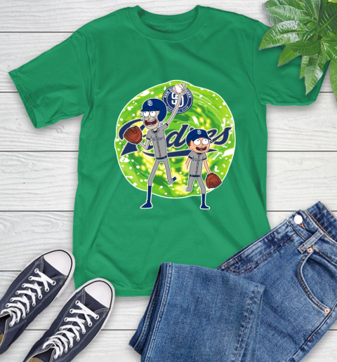 MLB San Diego Padres Rick And Morty Baseball Sports T-Shirt 7