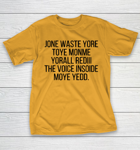 Blink 182 I Miss You Funny Jone Waste Yore T-Shirt 2