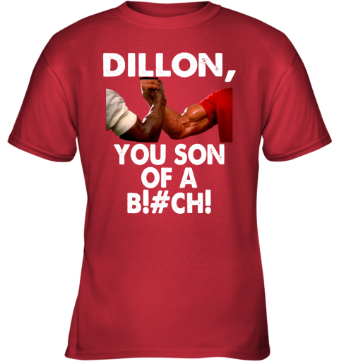 47na dillon you son of a bitch predator epic handshake shirts youth t shirt 26 front red