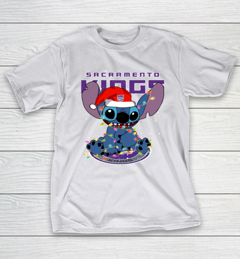 Sacramento Kings NBA noel stitch Basketball Christmas T-Shirt 9