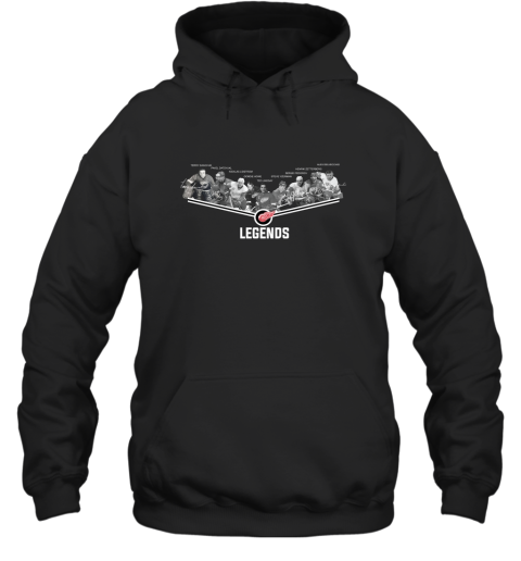 Detroit Red Wings Players Legends Hooded