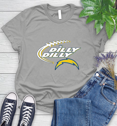 NFL Los Angeles Chargers Dilly Dilly Football Sports Women's T-Shirt 10