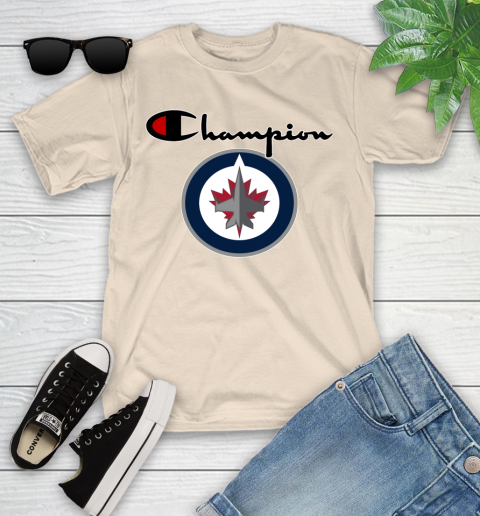NHL Hockey Winnipeg Jets Champion Shirt Youth T-Shirt 9