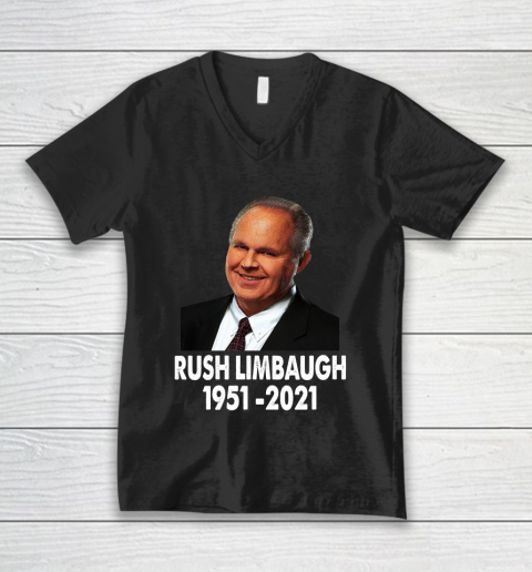 Rush Limbaugh 1951  2021 V-Neck T-Shirt