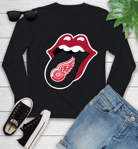 Detroit Red Wings NHL Hockey Lips I Root For My Team Adoring Fan 126