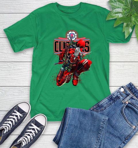 NBA Deadpool Marvel Comics Sports Basketball LA Clippers T-Shirt 7