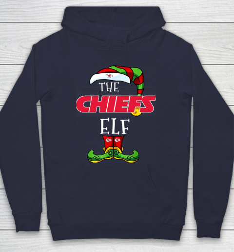 Kansas City Chiefs Christmas ELF Funny NFL Hoodie 2