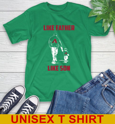 Arizona Diamondbacks MLB Baseball Like Father Like Son Sports T-Shirt 7