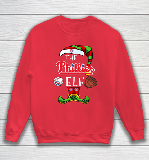 Philadelphia Phillies Christmas ELF Funny MLB Sweatshirt 7