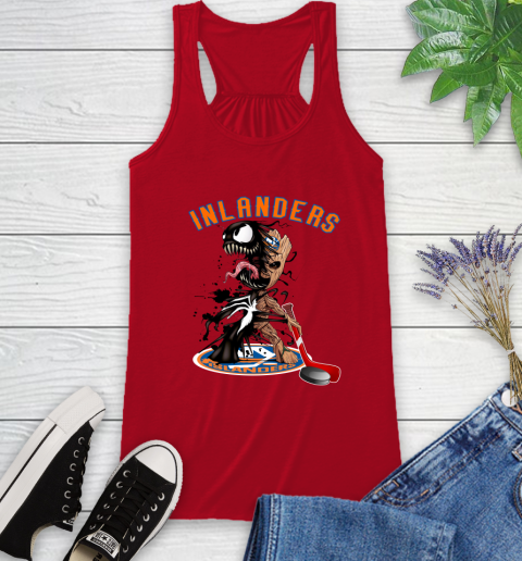 NHL New York Islanders Hockey Venom Groot Guardians Of The Galaxy Racerback Tank 6