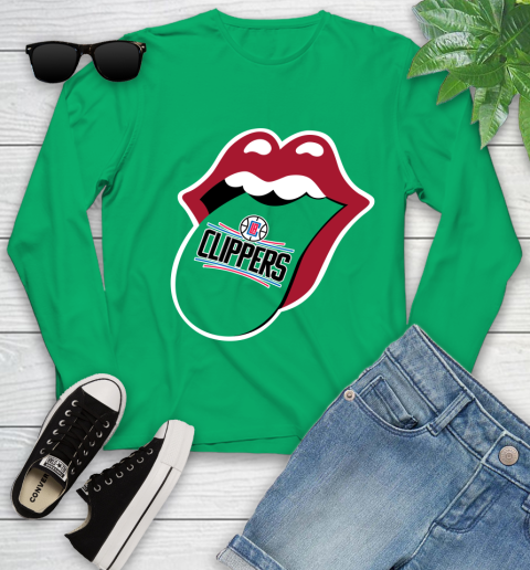 LA Clippers NBA Basketball Lips I Root For My Team Adoring Fan 130