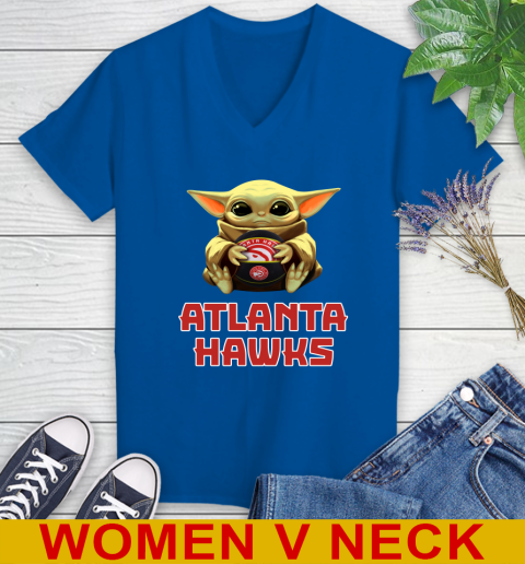 NBA Basketball Atlanta Hawks Star Wars Baby Yoda Shirt 87