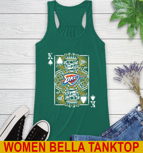 Oklahoma City Thunder NBA Basketball The King Of Spades Death Cards Shirt Racerback Tank 5