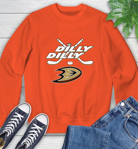 NHL Anaheim Ducks Dilly Dilly Hockey Sports Sweatshirt 4