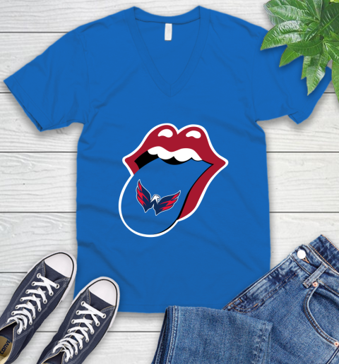 Washington Capitals NHL Hockey Lips I Root For My Team Adoring Fan 54
