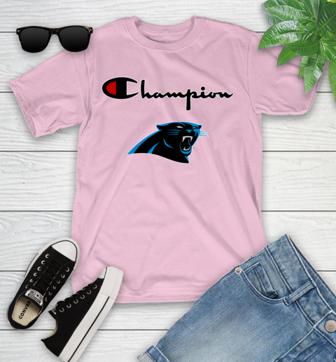 NFL Football Carolina Panthers Champion Shirt Youth T-Shirt 7