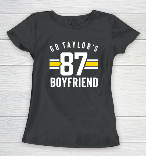 Go Taylors Boyfriend Football Funny Go Taylor's Women's T-Shirt