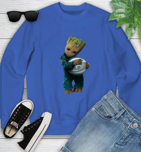 NBA Groot Guardians Of The Galaxy Basketball Sports Orlando Magic Youth Sweatshirt 8