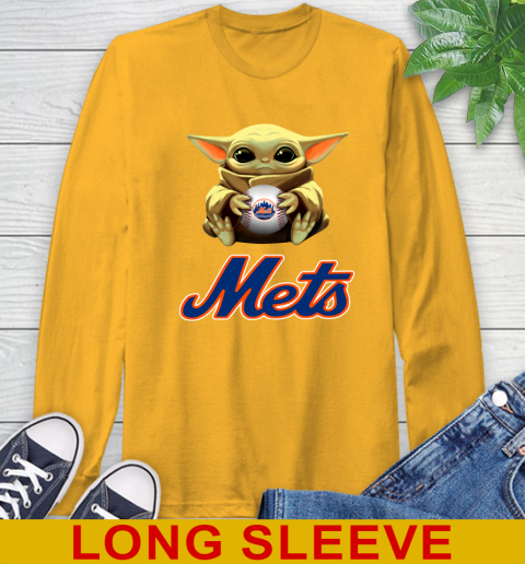MLB Baseball New York Mets Star Wars Baby Yoda Shirt 60