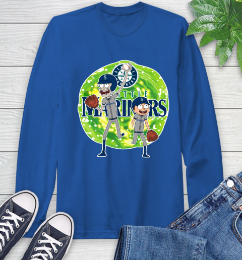 MLB Seattle Mariners Rick And Morty Baseball Sports Long Sleeve T-Shirt 9