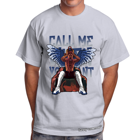Air Jordan 12 French Blue Matching Sneaker Shirt Call Me When You Want White And Blue Sneaker Tshirt