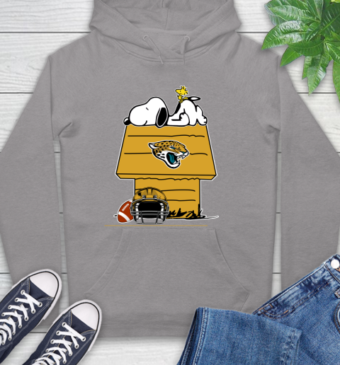 Jacksonville Jaguars NFL Football Snoopy Woodstock The Peanuts Movie Hoodie 6