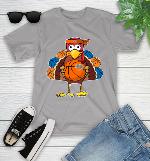 New York Knicks Turkey thanksgiving day Youth T-Shirt 4
