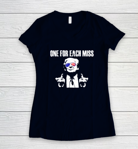 Trump One For Each Miss Women's V-Neck T-Shirt 2