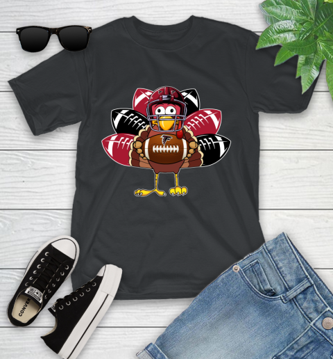 Atlanta Falcons Turkey Thanksgiving Day Youth T-Shirt 2