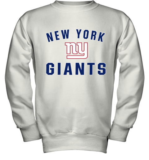 New York Giants NFL Line Gray Victory Youth Sweatshirt