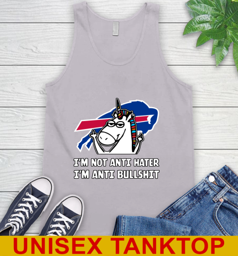 Buffalo Bills NFL Football Unicorn I'm Not Anti Hater I'm Anti Bullshit Tank Top 4