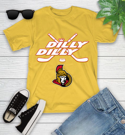 NHL Ottawa Senators Dilly Dilly Hockey Sports Youth T-Shirt 8