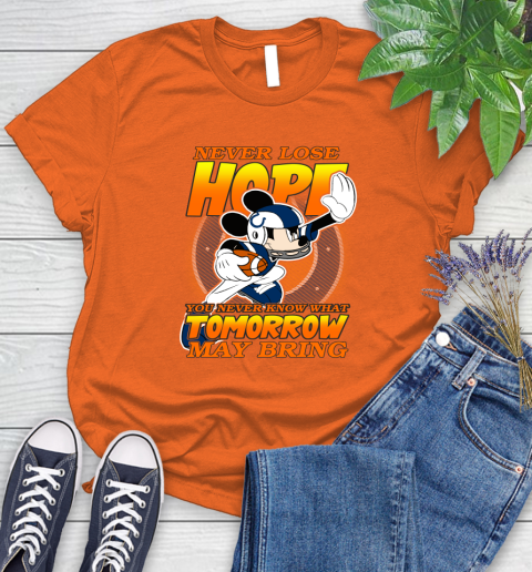 Indianapolis Colts NFL Football Mickey Disney Never Lose Hope Women's T-Shirt 3