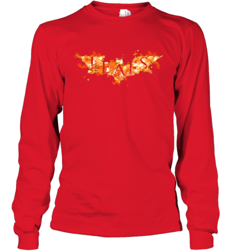 NHL Toronto Maple Leafs Batman Logo DC Hockey Sports H0BEYyqlu46 long sleeve tee 14 95 151514 front red