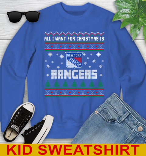 New York Rangers NHL Hockey All I Want For Christmas Is My Team Sports 114