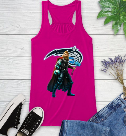 NBA Thor Avengers Endgame Basketball Orlando Magic Racerback Tank 8