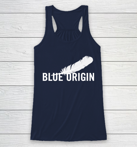 Blue Origin  All White Racerback Tank 8