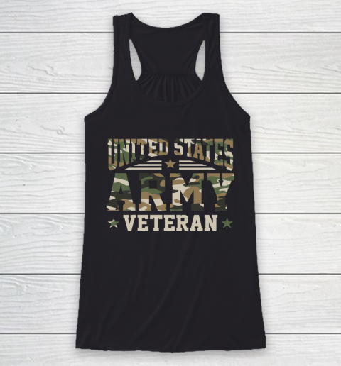 Veteran Shirt United States Army Veteran Flag Day Racerback Tank