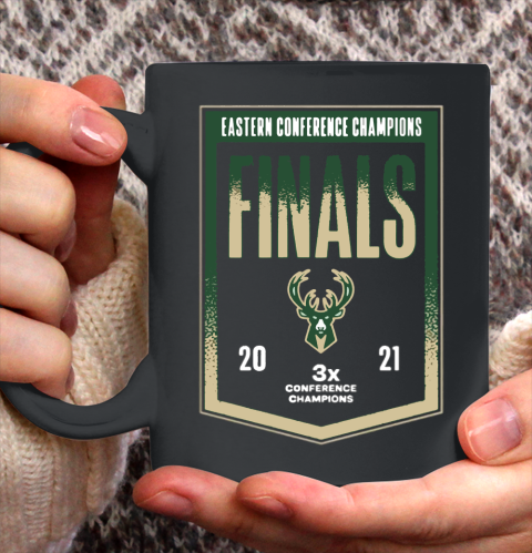 Bucks Eastern Coference Finals 2021 3x Champions Ceramic Mug 11oz