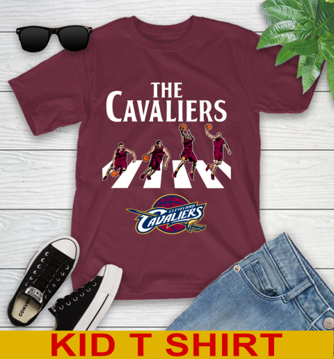 NBA Basketball Cleveland Cavaliers The Beatles Rock Band Shirt Youth T-Shirt 5